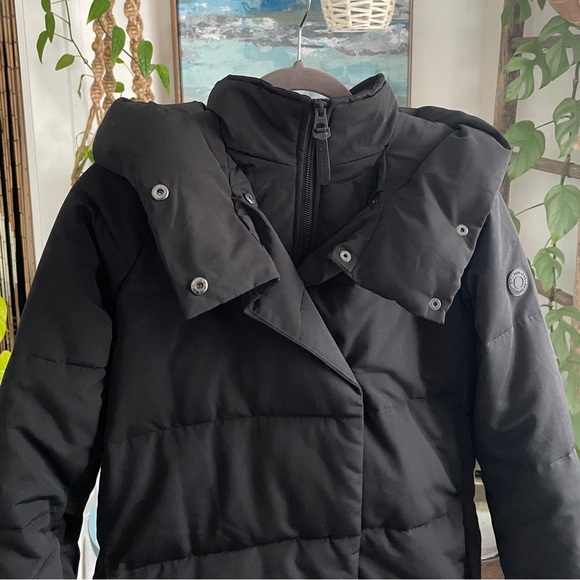NWOT French Connection Water Resistant Relaxed Fit Pillow Collar Puffer Coat - Picture 4 of 12
